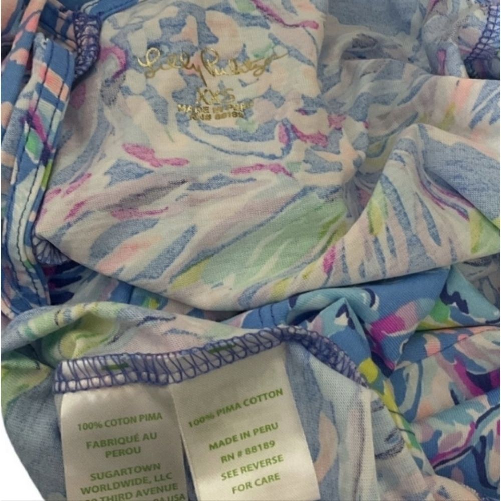 Lilly Pulitzer Blue Slip Dress Marine Life Size XXS - Picture 4 of 5